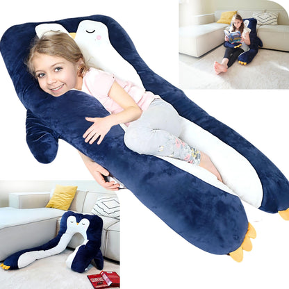 LUNAMIRA Kids Body Pillow for Children