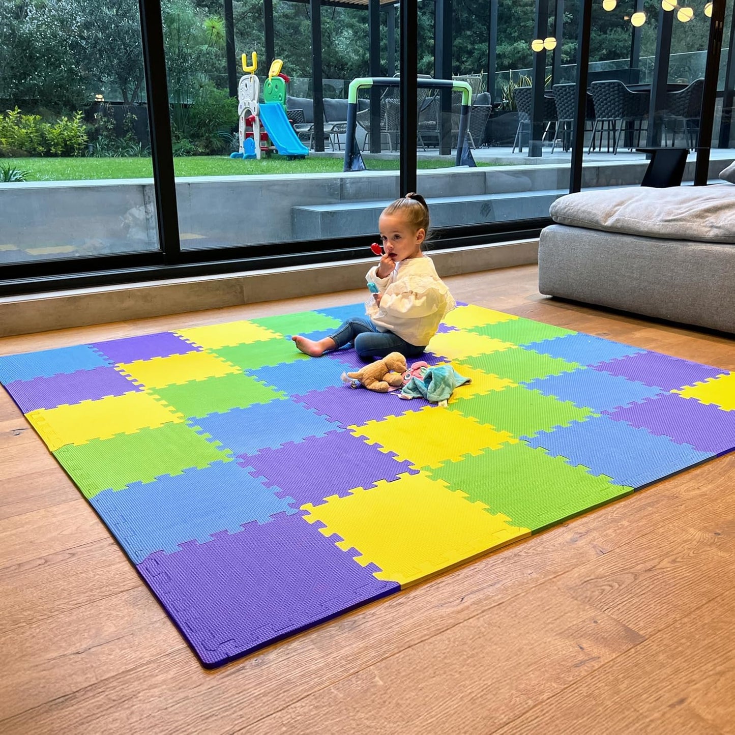 Interlocking Foam Play Mat Tiles for Babies and Kids