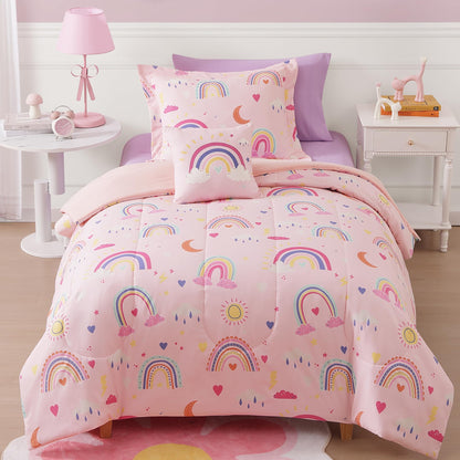 Glow-in-the-Dark Space Comforter Bedding Set