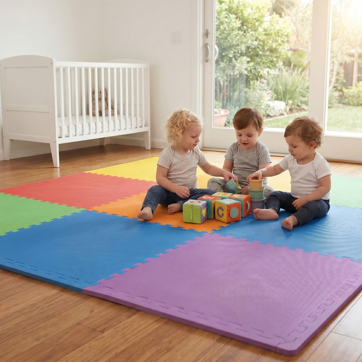 Extra Large Foam Play Mat Tiles for Kids and Babies