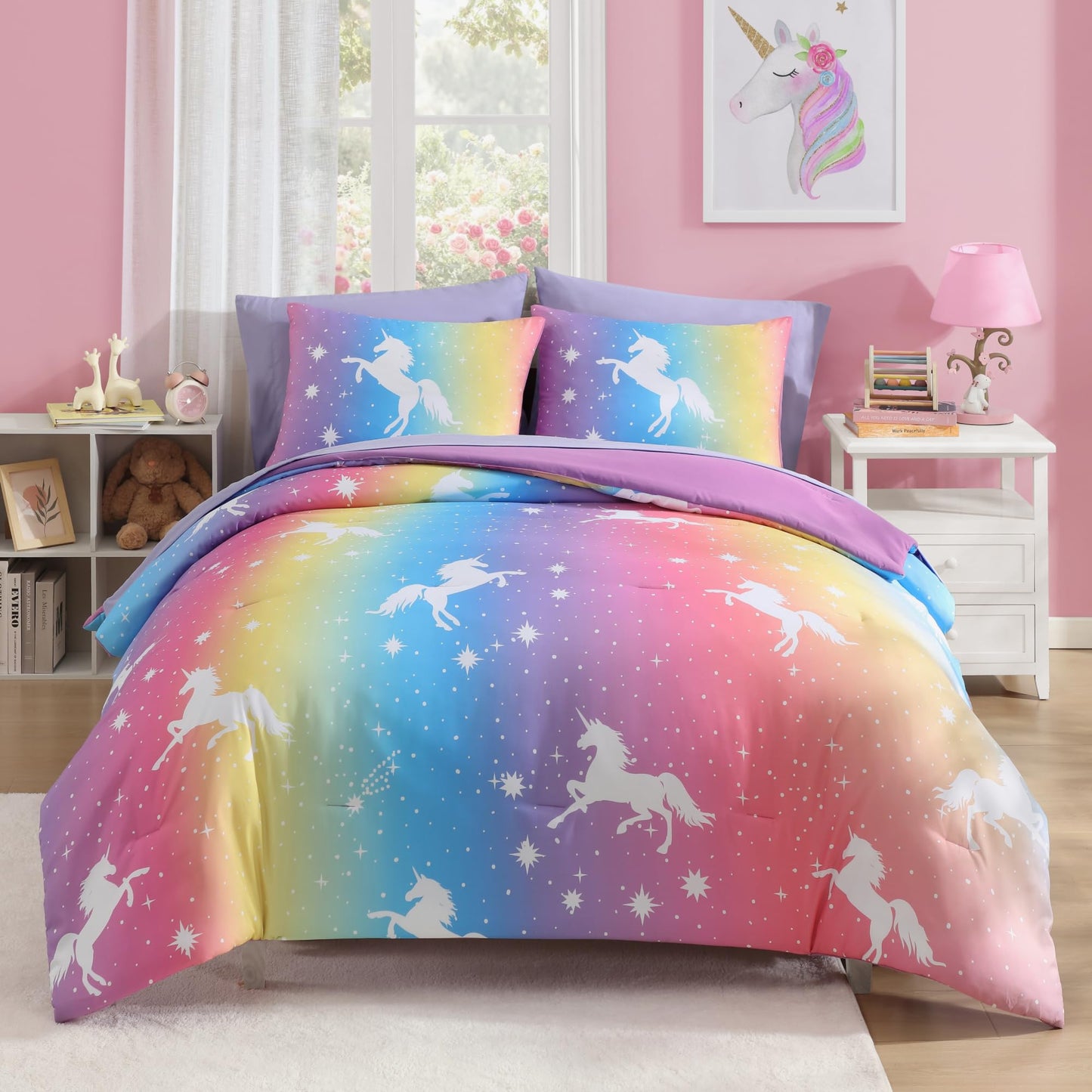 Glow-in-the-Dark Comforter Bedding Set