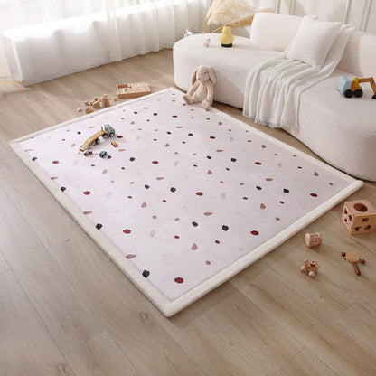 Coral Velvet Baby Play Mat for Safe Crawling and Play