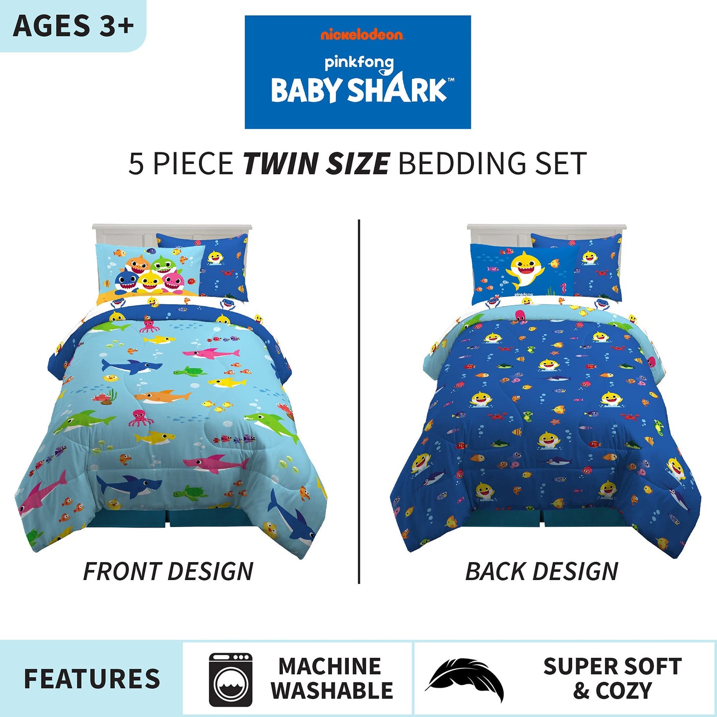 Franco Kids Rotary Bedding Comforter and Sheet Set