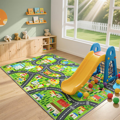 Kids Playroom Area Rug for Bedroom & Nursery