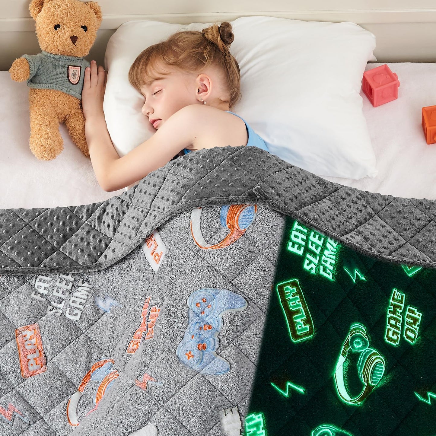 Breathable Cooling Weighted Blanket for All Seasons