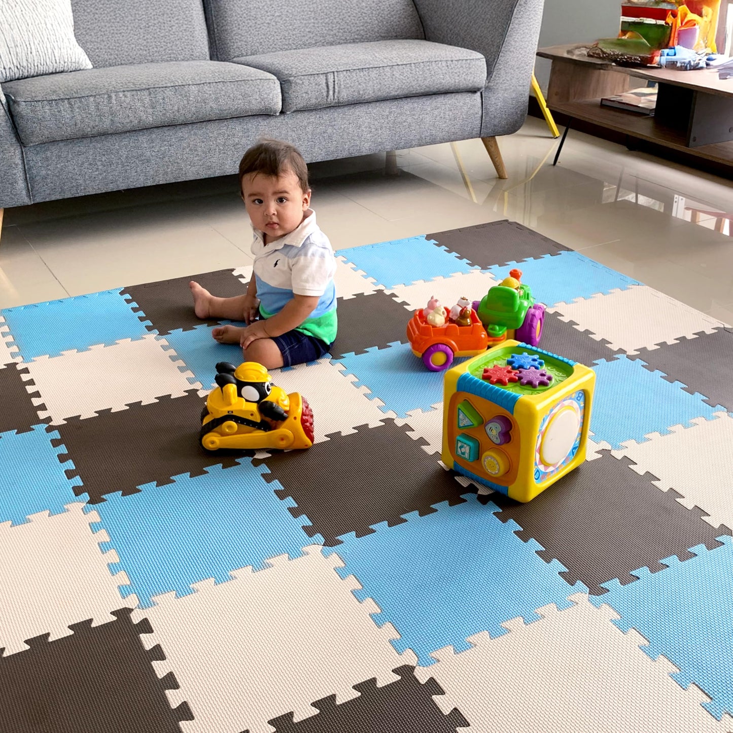 Interlocking Foam Play Mat Tiles for Babies and Kids